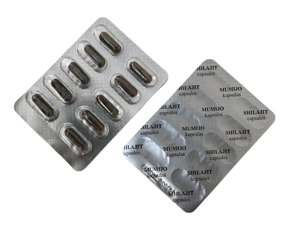 Mumijo Shilajit Kirgistan Fulvinsäure Huminsäure 60 Kapseln