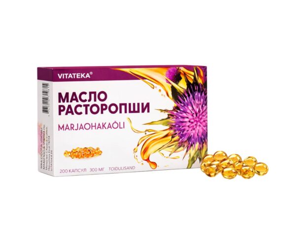 Mariendistelöl Gelatinekapseln Linolsäure Vitamin E Kapseln 200 St. je 300 mg