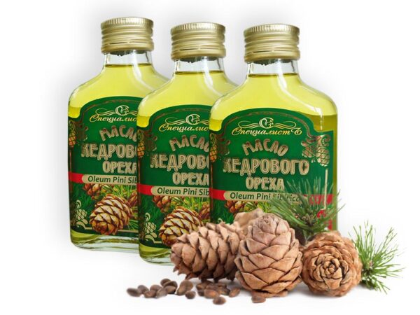 Zedernnussöl Naturprodukt Zedernöl 3 x 100 ml