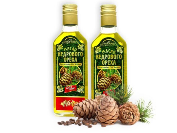 Zedernnussöl kaltgepresst Naturprodukt Altai Sibirien 2 x 250 ml