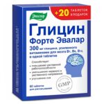 Glycin Forte Evalar 300 mg 80 Tabletten Vitamin B1, B6, B12