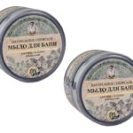 Seife für Sauna natürliche sibirische schwarz 2 x 500 ml
