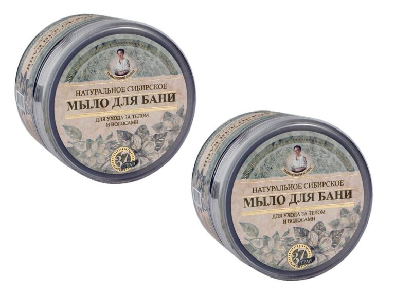 Seife für Sauna natürliche sibirische schwarz 2 x 500 ml