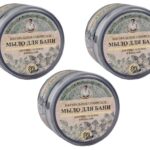 Seife für Sauna natürliche sibirische schwarz 3 x 500 ml