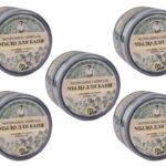 Seife für Sauna natürliche sibirische schwarz 5 x 500 ml