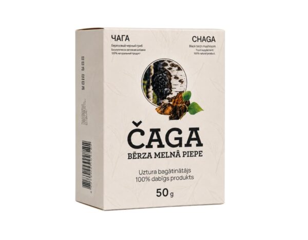 Chaga Pilz grob gemahlen Inonotus obliquus Mushroom 50 g