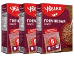 Buchweizen Uvelka Extra in Kochbeuteln 3 x 5 x 80 g 1200 g Buckwheat