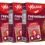 Buchweizen Uvelka Extra in Kochbeuteln 3 x 5 x 80 g 1200 g Buckwheat
