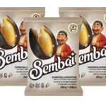 Sonnenblumenkerne Sembai schwarz geröstet gesalzen 3 x 250 g