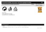 Sonnenblumenkerne Sembai gestreift geröstet ungesalzen ungeschält 200 g
