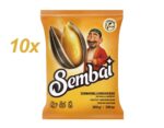 Sonnenblumenkerne Sembai gestreift geröstet ungesalzen ungeschält 10 x 200 g