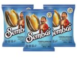 Sonnenblumenkerne Sembai gestreift geröstet gesalzen ungeschält 3 x 200 g