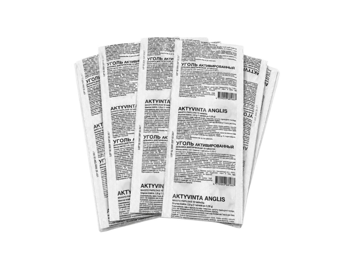 Aktivkohle Karboaktiv Carbo activatus 2 x 100 Tabletten je 280 mg