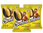 Sonnenblumenkerne Sembai schwarz geröstet ungesalzen ungeschält 3 x 250 g