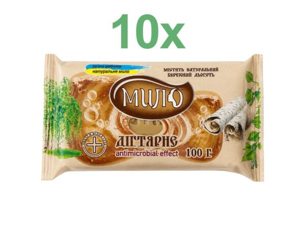 Birkenteerseife antibakteriell mit Birkenteer Extrakt 10 x 100 g