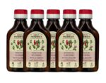 Klettenwurzelöl mit rotem Pfeffer Haaröl Haarwachstum 5 x 100 ml