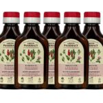 Klettenwurzelöl mit rotem Pfeffer Haaröl Haarwachstum 5 x 100 ml