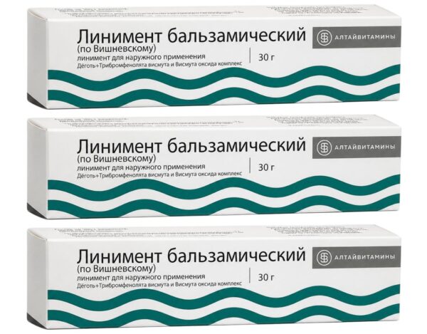 Vishnevsky Balsam Liniment Salbe Körpersalbe 3 x 30 g