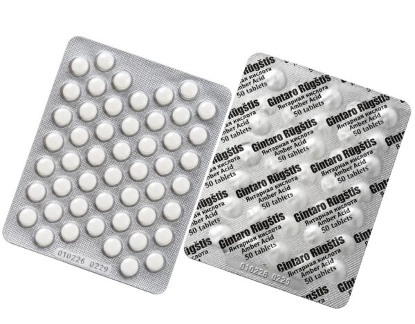 Bernsteinsäure 50 Tabletten Amber Acid Succinic Acid Biotiki