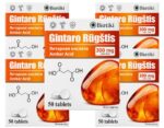 Bernsteinsäure Amber Acid Succinic Acid Biotiki 5 x 50 Tabletten